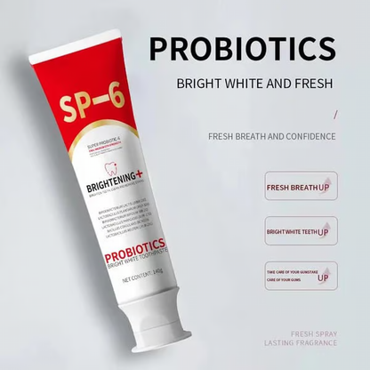Super Probiotic-6 Toothpaste ~ Fight tartar, stains, and bad breath naturally