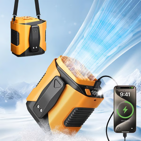 Portable Waist Fan ~ Stay refreshed anywhere, anytime.