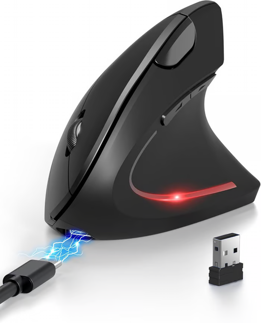 Ergonomical Vertical Mouse ~ Natural grip for all-day comfort and control