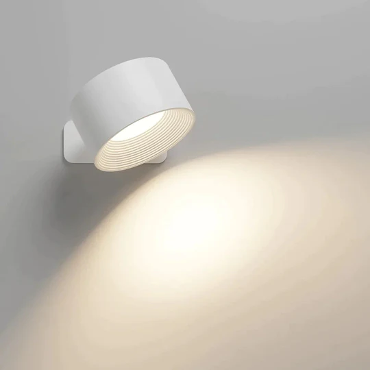 Infinity Wall Lamp ~ Direct warm light exactly where you need it.