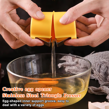 Efficient Egg Cracking Tool ~ Because You’ve Got Better Things to Do.