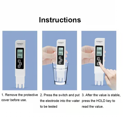 Digital Water Tester ~ Test drinking water, pools, and more.