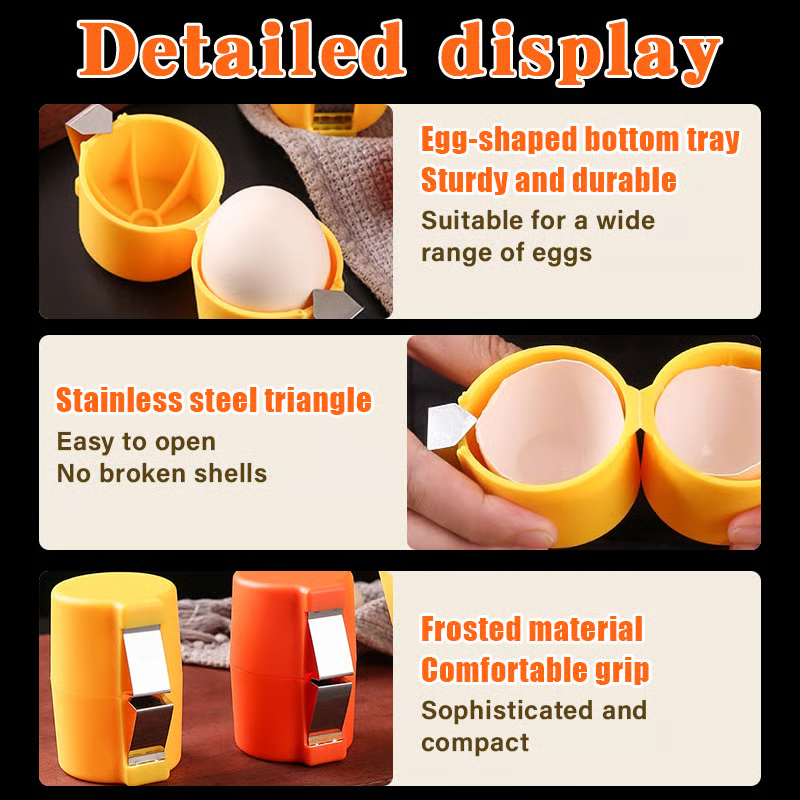 Efficient Egg Cracking Tool ~ Because You’ve Got Better Things to Do.