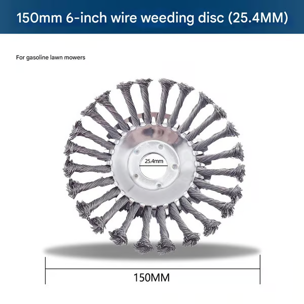 Universal Steel Wire Trimmer Head Replacement ~ Heavy-duty yard cleanup in minutes.
