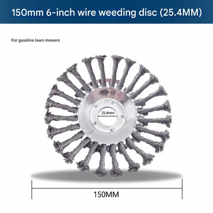 Universal Steel Wire Trimmer Head Replacement ~ Heavy-duty yard cleanup in minutes.