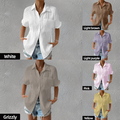 Crew Neck Lace Loose Shirt ~ The shirt that does all the work for you