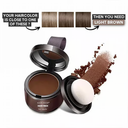 Hairline & Root Cover Powder ~ Fake a Fuller Hairline in 5 Seconds.
