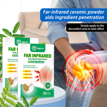 Tigerty Knee Patches ~ Targeted pain relief that lasts up to 24 hours.