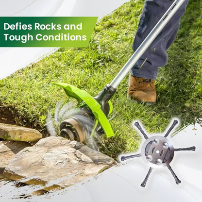 Universal Steel Wire Trimmer Head Replacement ~ Heavy-duty yard cleanup in minutes.