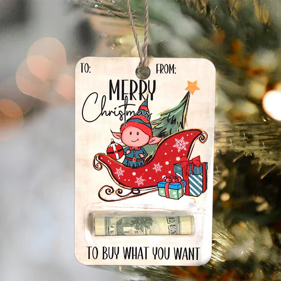 Christmas Money Holder Gift ~ Because nobody wants another sweater.