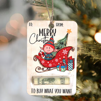Christmas Money Holder Gift ~ Because nobody wants another sweater.