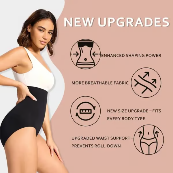 High Waist Shapewear Panties ~ Flatten your belly, lift your butt, and never roll down