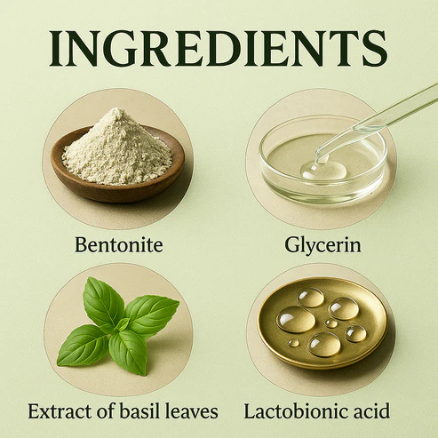 Holy Basil Bubble Deep Cleansing Mask ~ Deep pore detox in just 3 minutes.