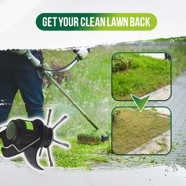 Universal Steel Wire Trimmer Head Replacement ~ Heavy-duty yard cleanup in minutes.