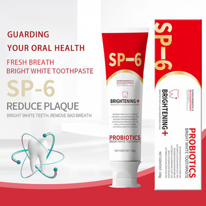 Super Probiotic-6 Toothpaste ~ Fight tartar, stains, and bad breath naturally