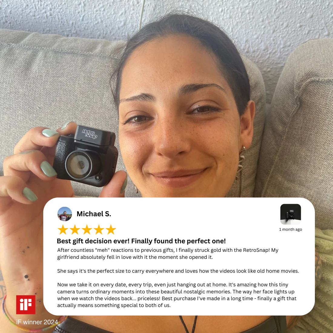 Mini Retro - Nostalgic Camera ~ Capture dreamy VHS-style memories anytime