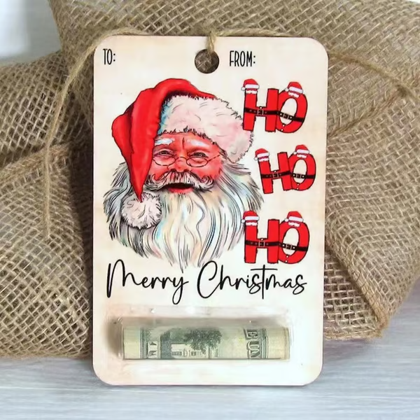 Christmas Money Holder Gift ~ Because nobody wants another sweater.