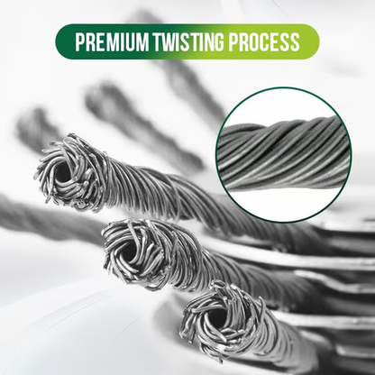 Universal Steel Wire Trimmer Head Replacement ~ Heavy-duty yard cleanup in minutes.