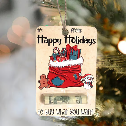 Christmas Money Holder Gift ~ Because nobody wants another sweater.