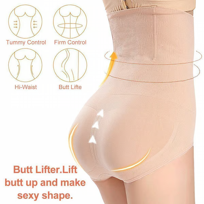 High Waist Shapewear Panties ~ Flatten your belly, lift your butt, and never roll down