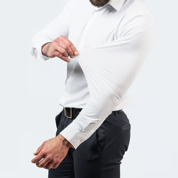 Non-Iron Stretch Shirt ~ Stay sharp from 9 to 5 and beyond.