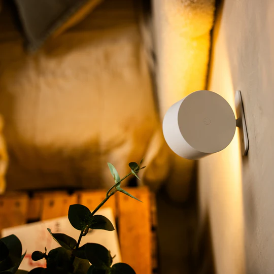 Infinity Wall Lamp ~ Direct warm light exactly where you need it.