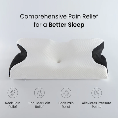 Premium Ergonomic Pillow ~ Designed for Side, Back & Stomach Sleepers.