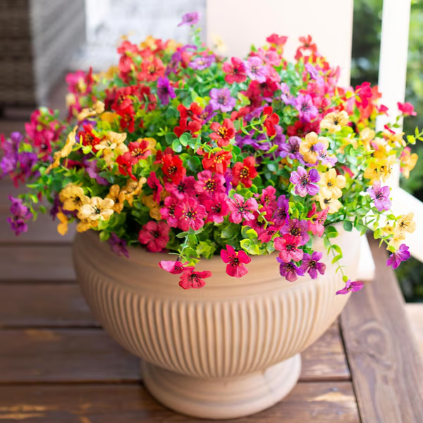 UV Resistant Lifelike Artificial Flowers ~ Brighten your garden with zero upkeep.