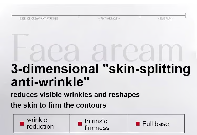 Whitening Anti-Wrinkle Cream ~ Target 8 types of wrinkles with collagen technology.