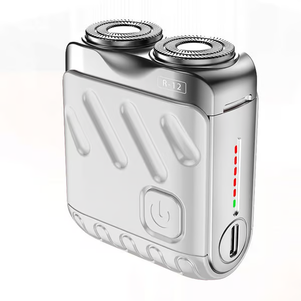 Portable Dual Ring Shaver ~ Powerful grooming wherever you go.