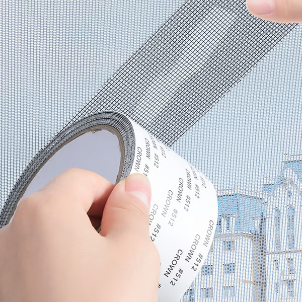 Strong Adhesive Screen Repair Tape ~ Seal rips and stop bugs in seconds.