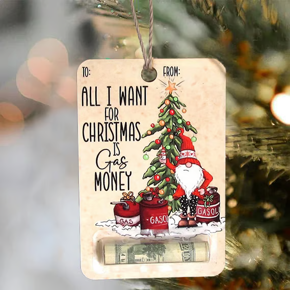 Christmas Money Holder Gift ~ Because nobody wants another sweater.