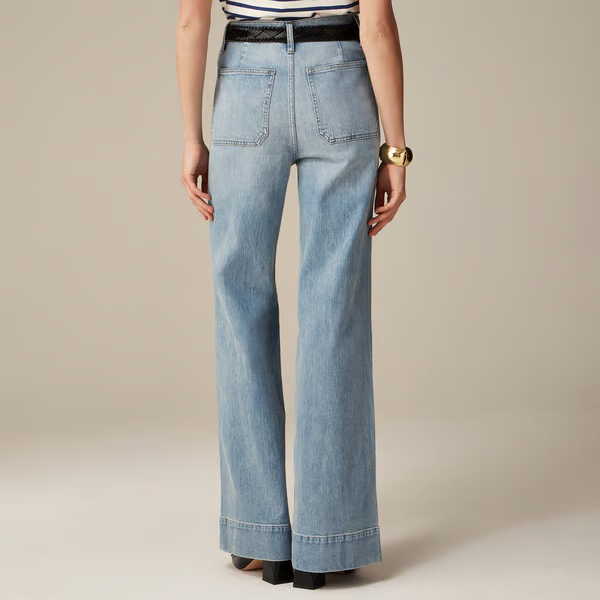Tummy Control Sailor Wide Leg Trouser ~ Flatten your belly and fake longer legs in seconds.