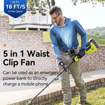 Portable Waist Fan ~ Stay refreshed anywhere, anytime.
