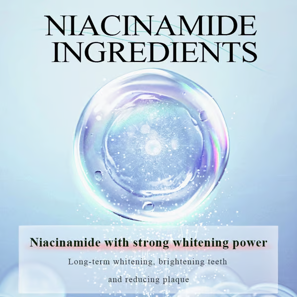 Niacinamide Whitening Toothpaste ~ Whiter teeth, zero pain, real results