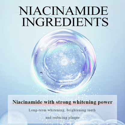 Niacinamide Whitening Toothpaste ~ Whiter teeth, zero pain, real results