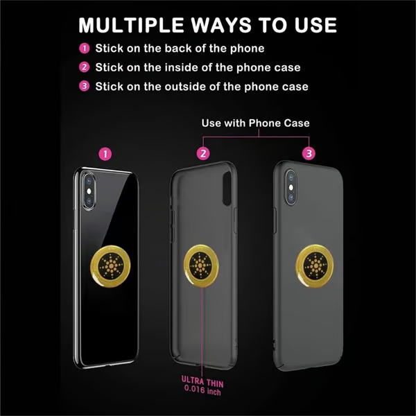 EMF Protection Shield (6pcs) ~ Reduce radiation exposure from your devices all day.