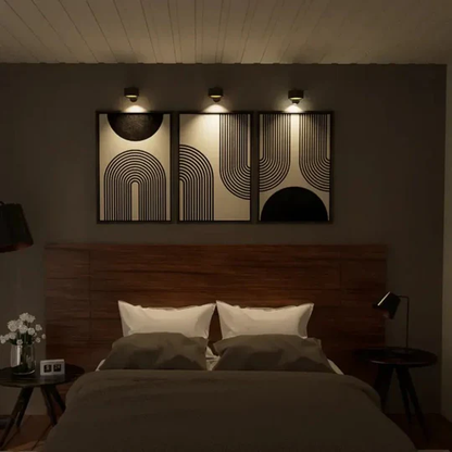 Infinity Wall Lamp ~ Direct warm light exactly where you need it.