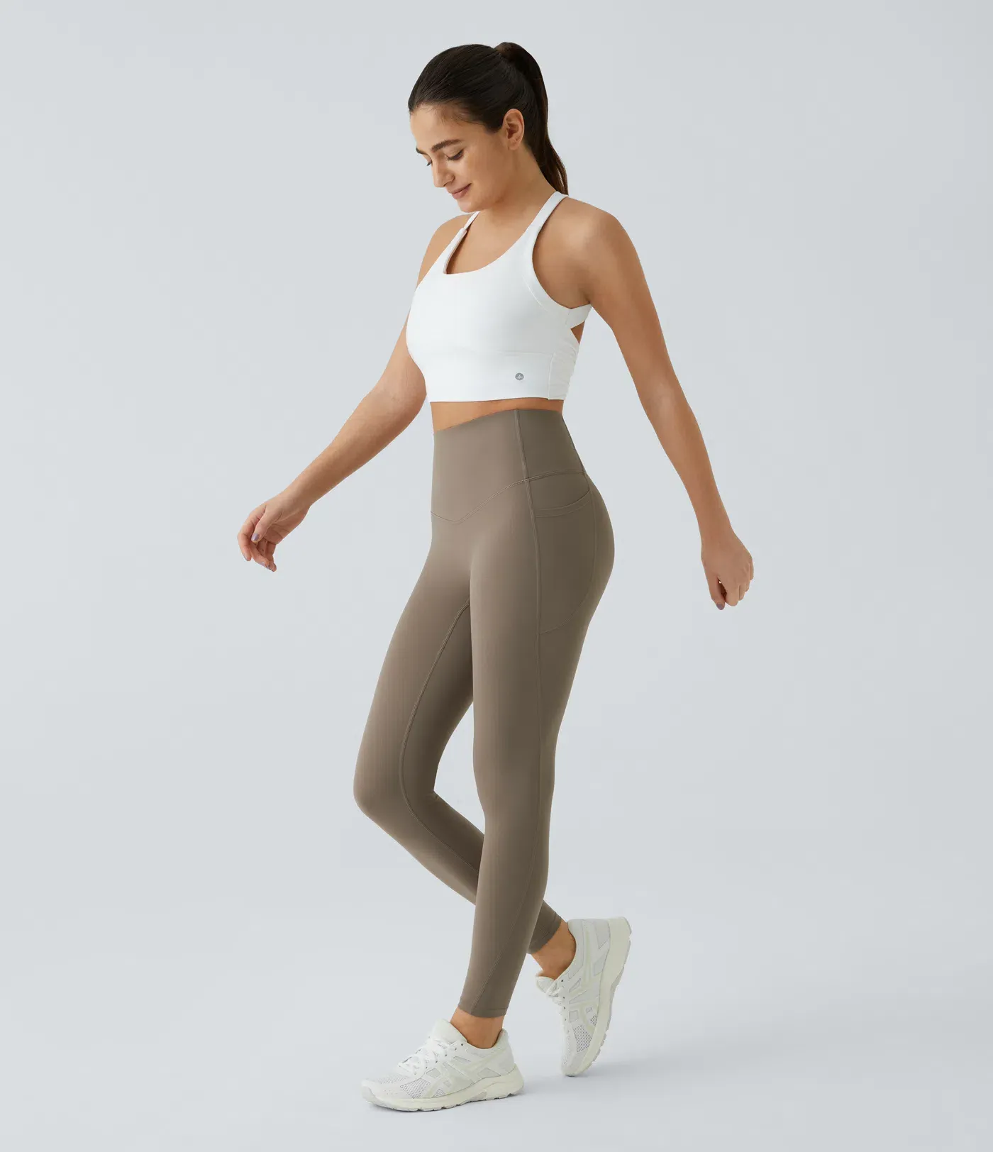 High Waisted Tummy Control Training Leggings ~ Leggings That Hide the Pooch.