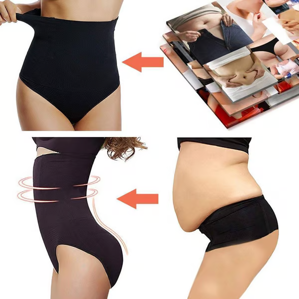 High Waist Shapewear Panties ~ Flatten your belly, lift your butt, and never roll down