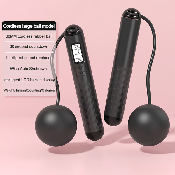 Gravity Ball Jump Rope ~ Get lean with zero space or setup needed.