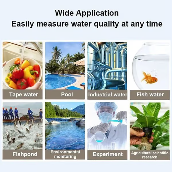 Digital Water Tester ~ Test drinking water, pools, and more.