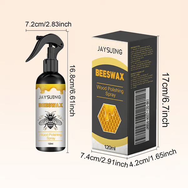 Natural Beeswax Care Spray & Restorer ~ Bring dull wood back to life in minutes