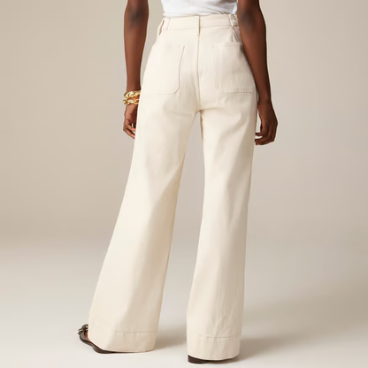 Tummy Control Sailor Wide Leg Trouser ~ Flatten your belly and fake longer legs in seconds.