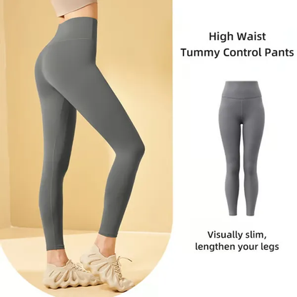 High Waisted Tummy Control Training Leggings ~ Leggings That Hide the Pooch.
