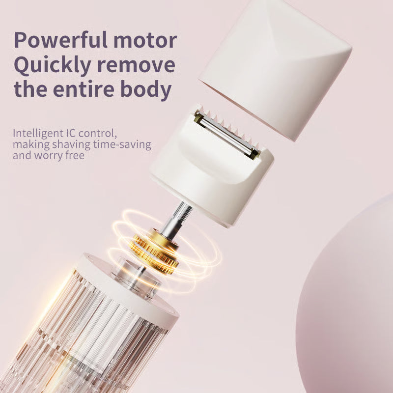 2-in-1 Electric Bikini Trimmer ~ Silky skin from bikini line to face in minutes.