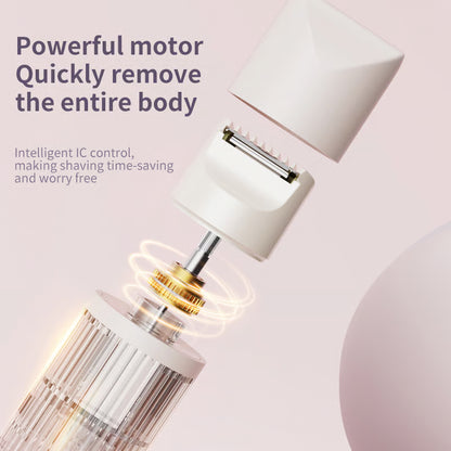 2-in-1 Electric Bikini Trimmer ~ Silky skin from bikini line to face in minutes.