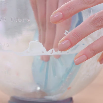 Blender Cream Scraper Accessory ~ A simple upgrade for smoother baking.