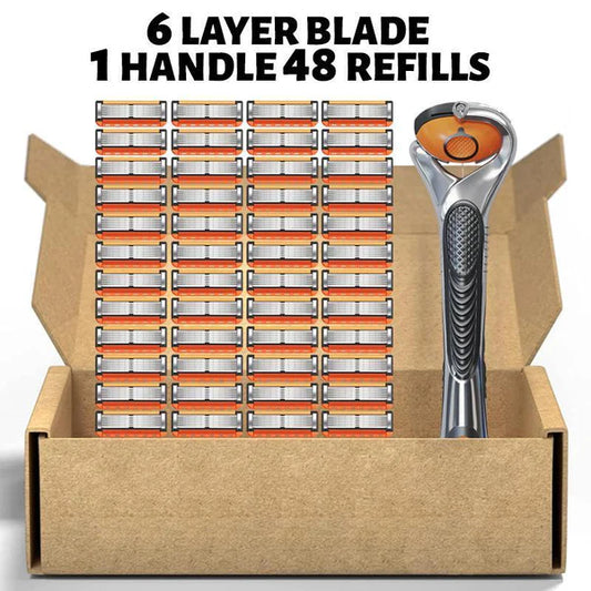 Men’s Razor Blade Replacement Set ~ Turn every morning into a barbershop-grade shave.