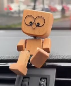 Charming Little Wooden Figure ~ Your Post-Apocalypse Bestie.
